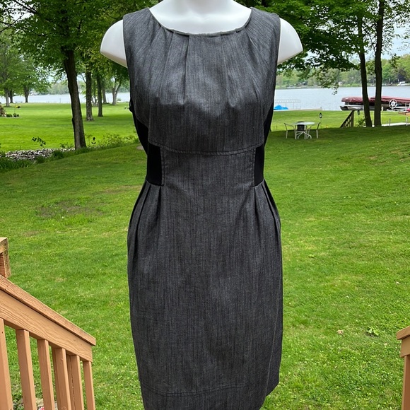 Calvin Klein unique pleated dress 12P - Picture 1 of 12